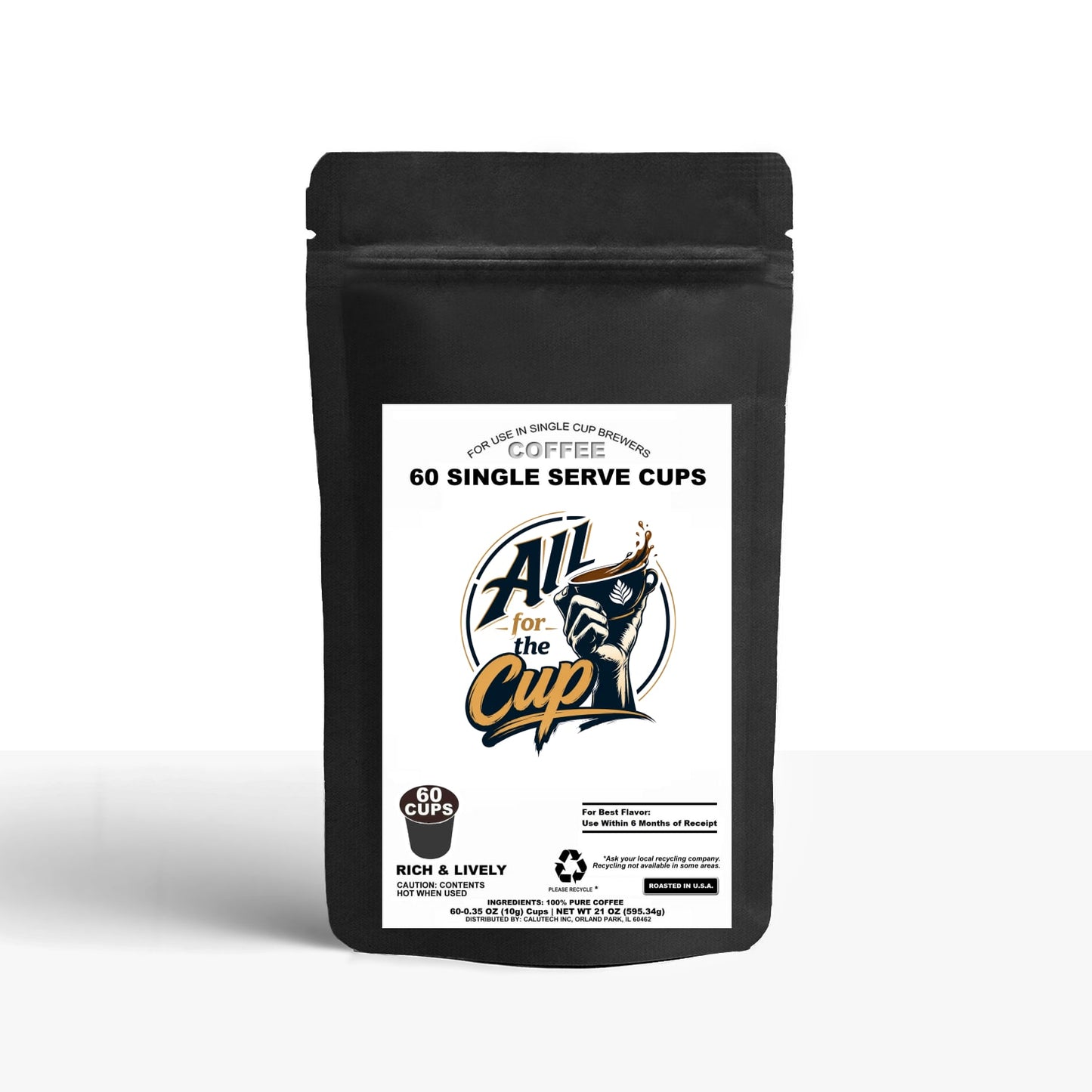 60 Pack Single Serve Coffee Capsules